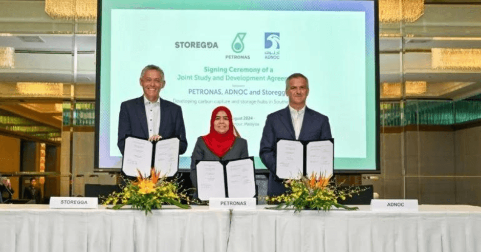 ADNOC, PETRONAS, and Storegga partner to develop CCS facilities in Malaysia