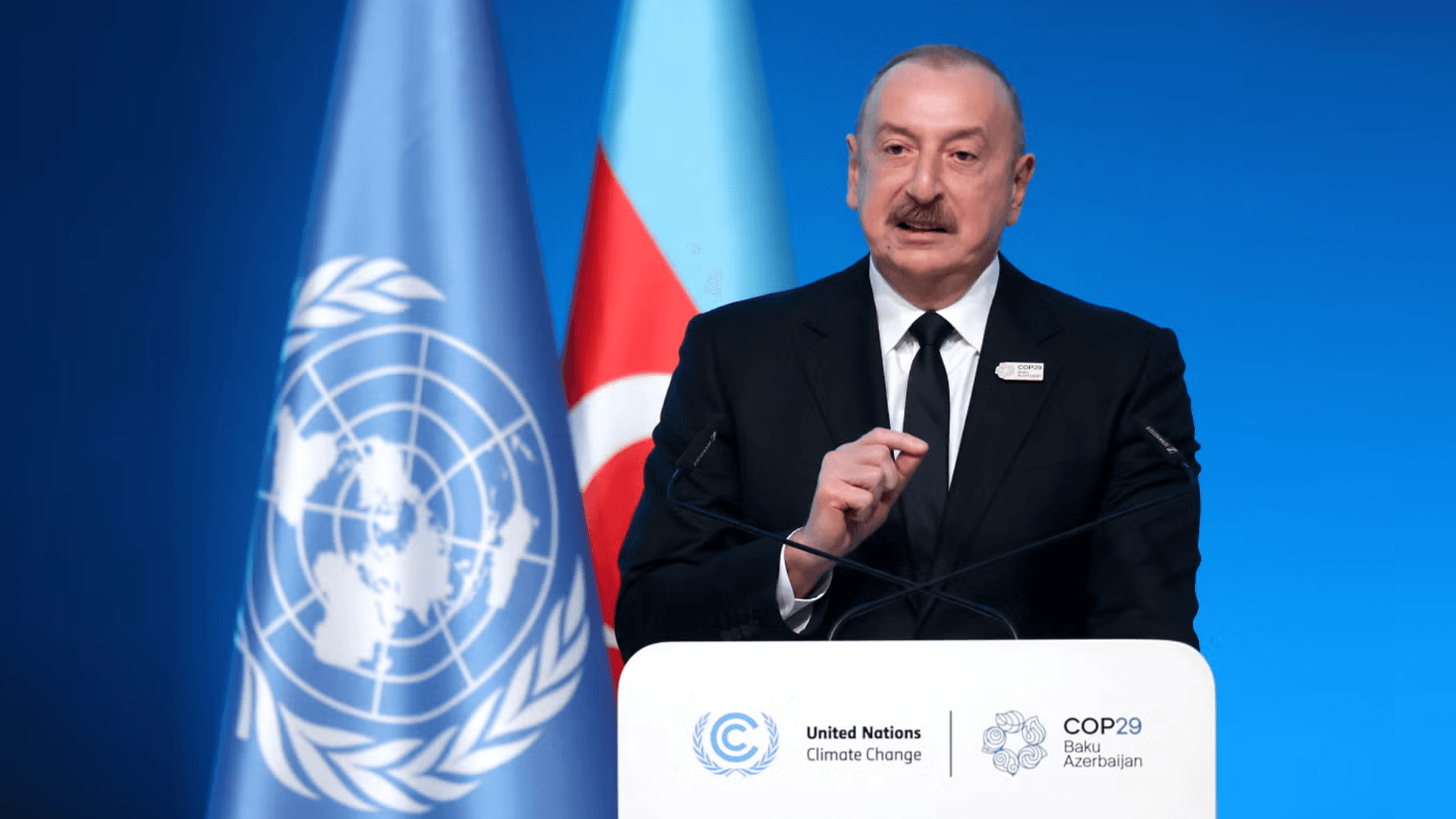 Azerbaijan President Calls Oil and Gas as "Gift from God" at COP29