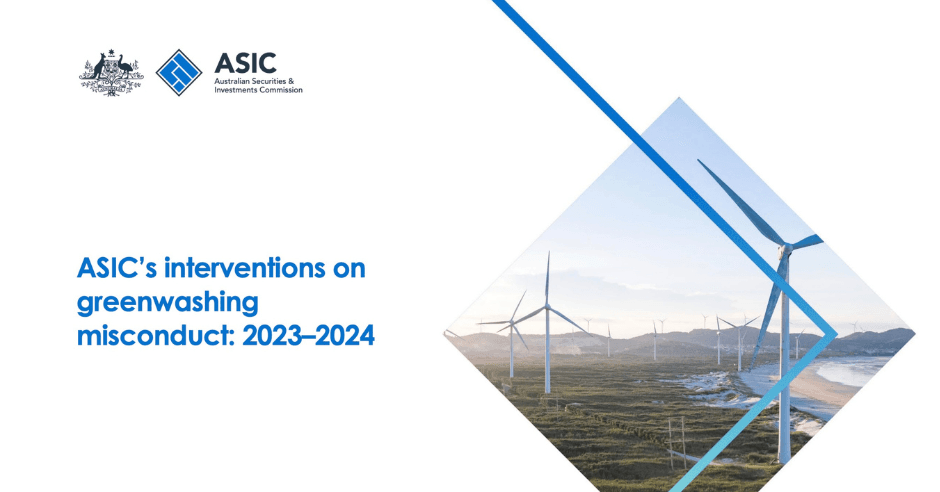 Australian Securities and Investments Commission Reports Progress in Combatting Greenwashing