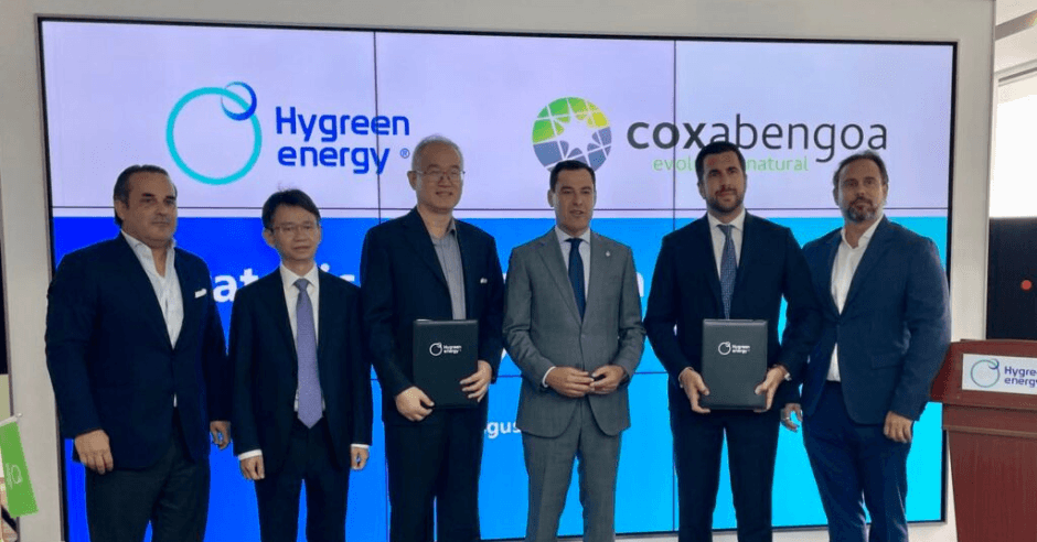 Hygreen Energy and Coxabengoa Sign Agreement to Advance Hydrogen Technology and Production in Europe
