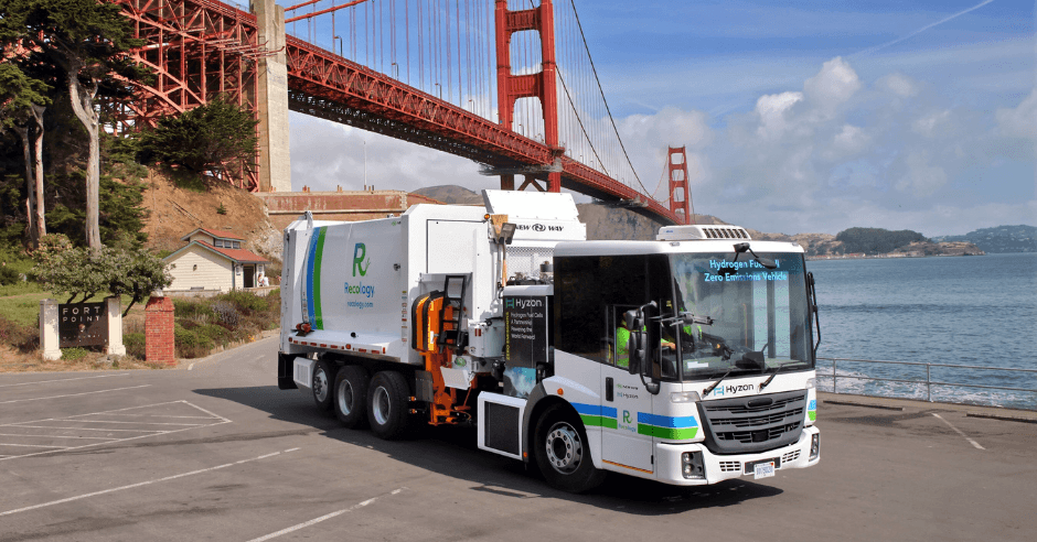 Recology Launches North America’s First Hydrogen Fuel Cell-Powered Refuse Vehicle