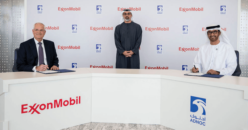 ADNOC Partners with ExxonMobil for Low-Carbon Energy Facility in Texas
