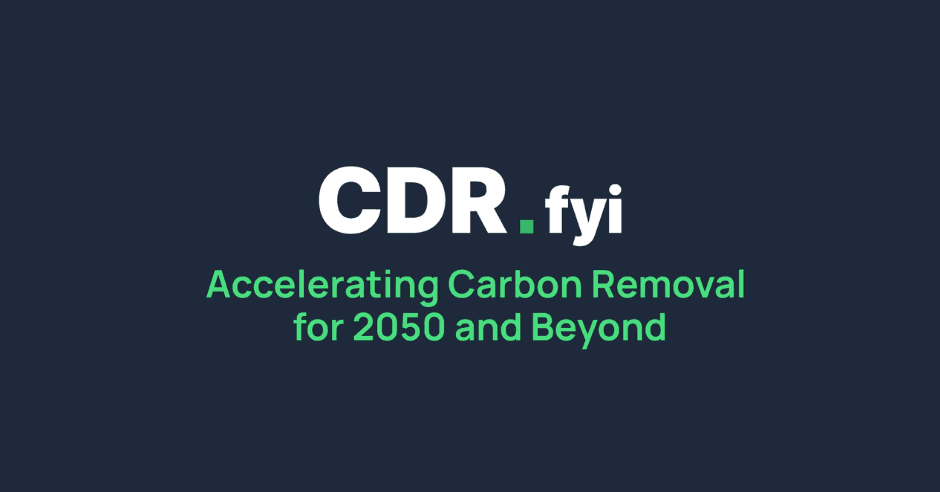 CDR.fyi Announces Strategic Moves to Boost Carbon Removal and Achieve Net-Zero Targets