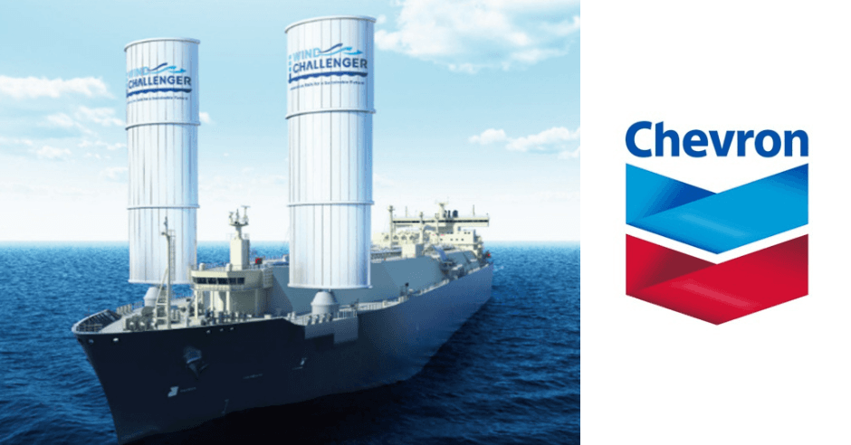 Chevron and MOL Partner to Equip First LNG Carrier with Wind Challenger Technology