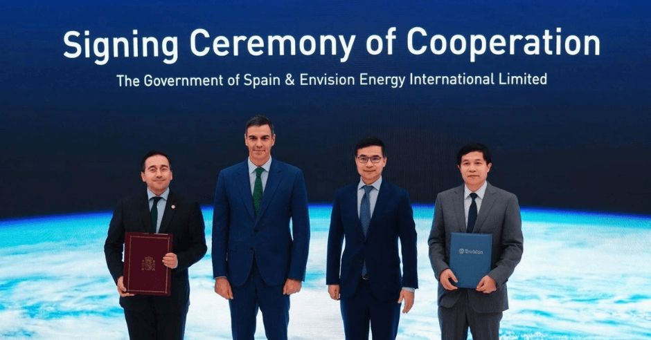 Envision Energy Invests $1 Billion in Spain's Green Hydrogen Industrial Park