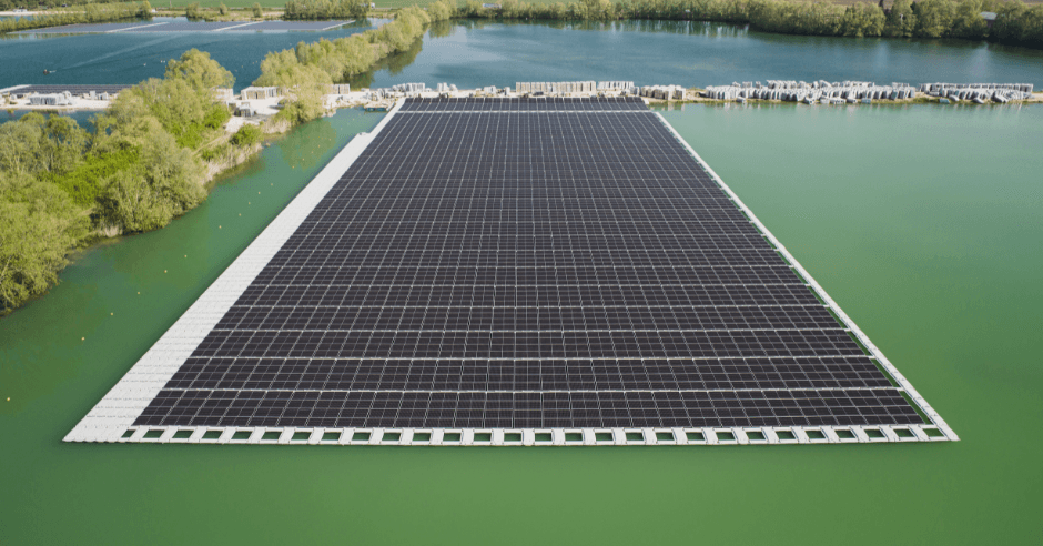 France’s Largest Floating Solar Plant Begins Construction with €50.4 Million Investment