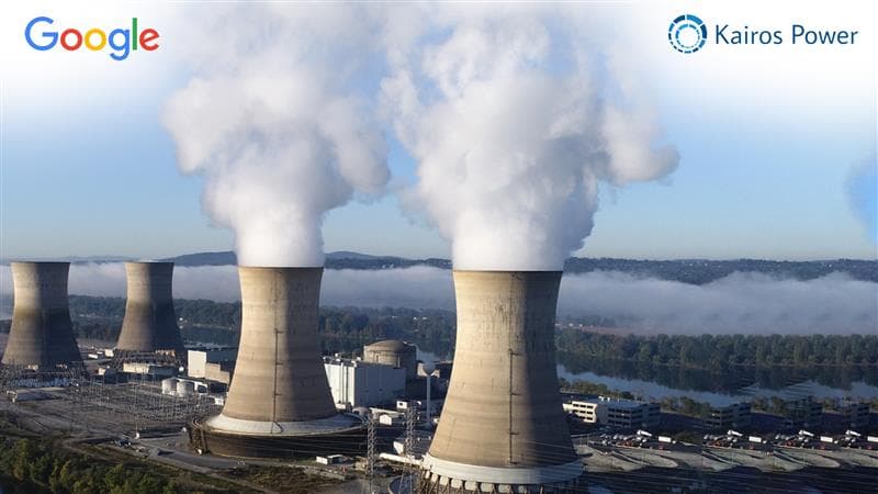 Kairos Power and Google Partner to Deploy Advanced Nuclear Power Projects for Clean Energy Goals