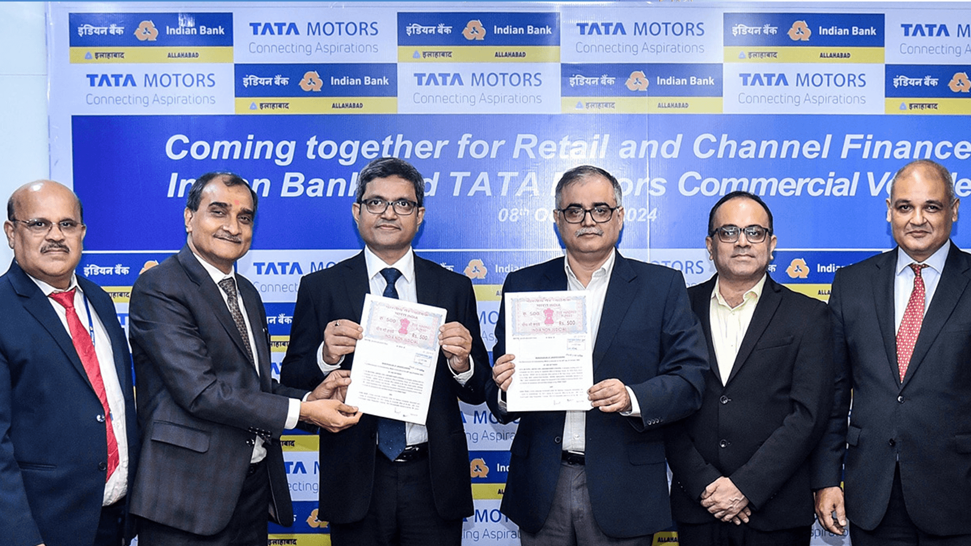 Indian Bank and Tata Motors Partner to Provide Financing Solutions for Commercial Vehicles
