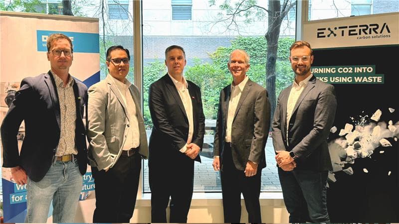 BASF and Exterra Carbon Solutions Partner for Carbon Capture Project