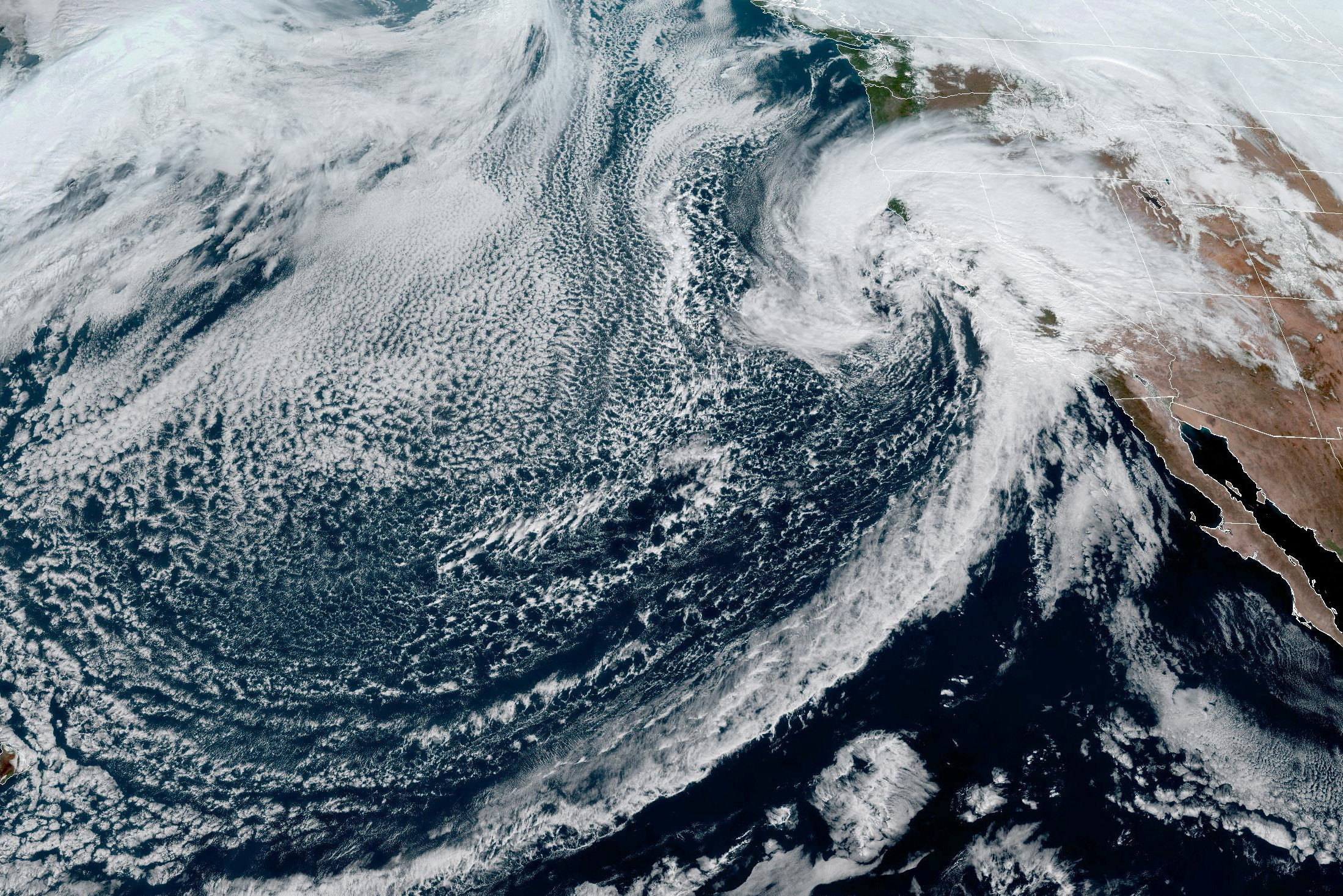 ‘Atmospheric river’ blankets over California, governor declares emergency