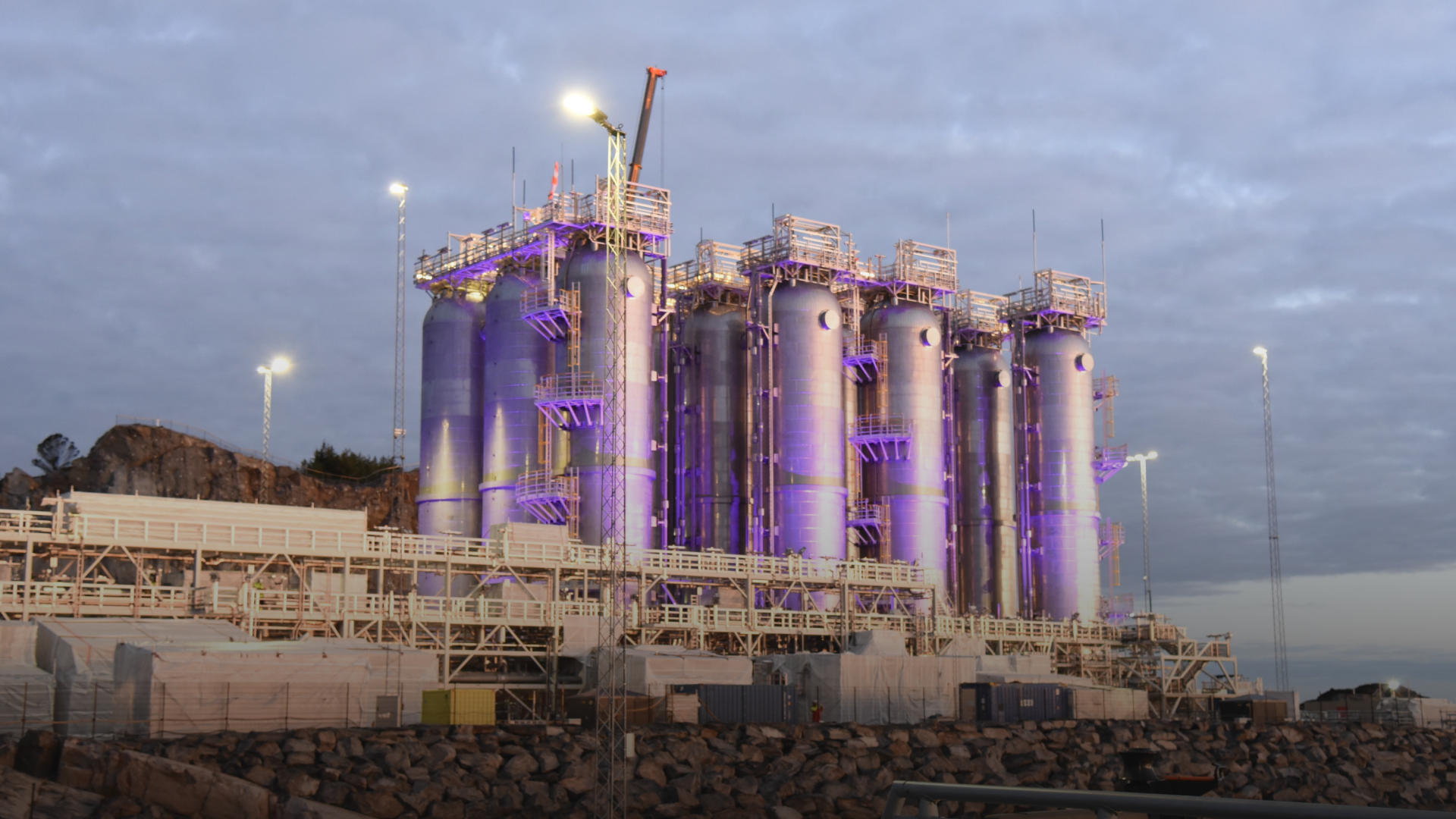 Equinor's Northern Lights facility.