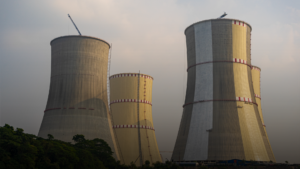 Nuclear reactors used as a representation of nuclear heat solutions.