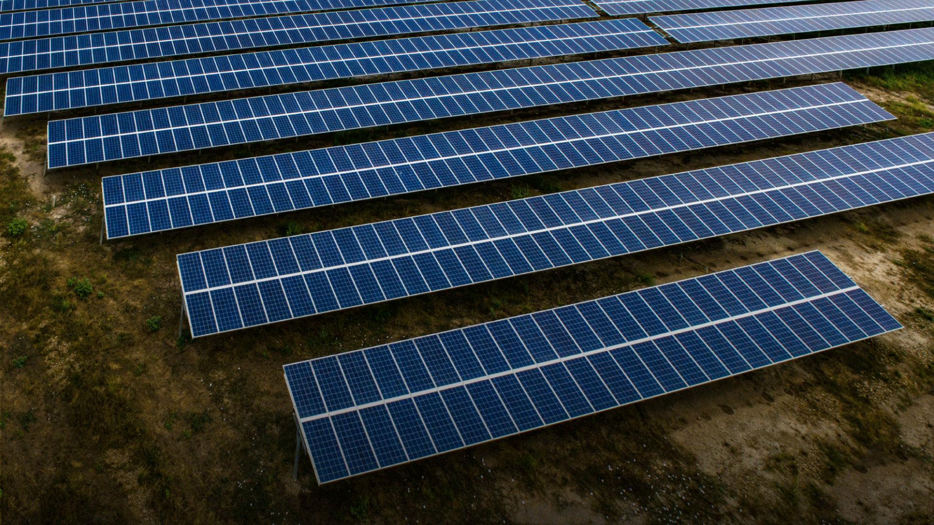 An image of a solar power facility representing Actis' acquisition, expanding by an additional 371MW.