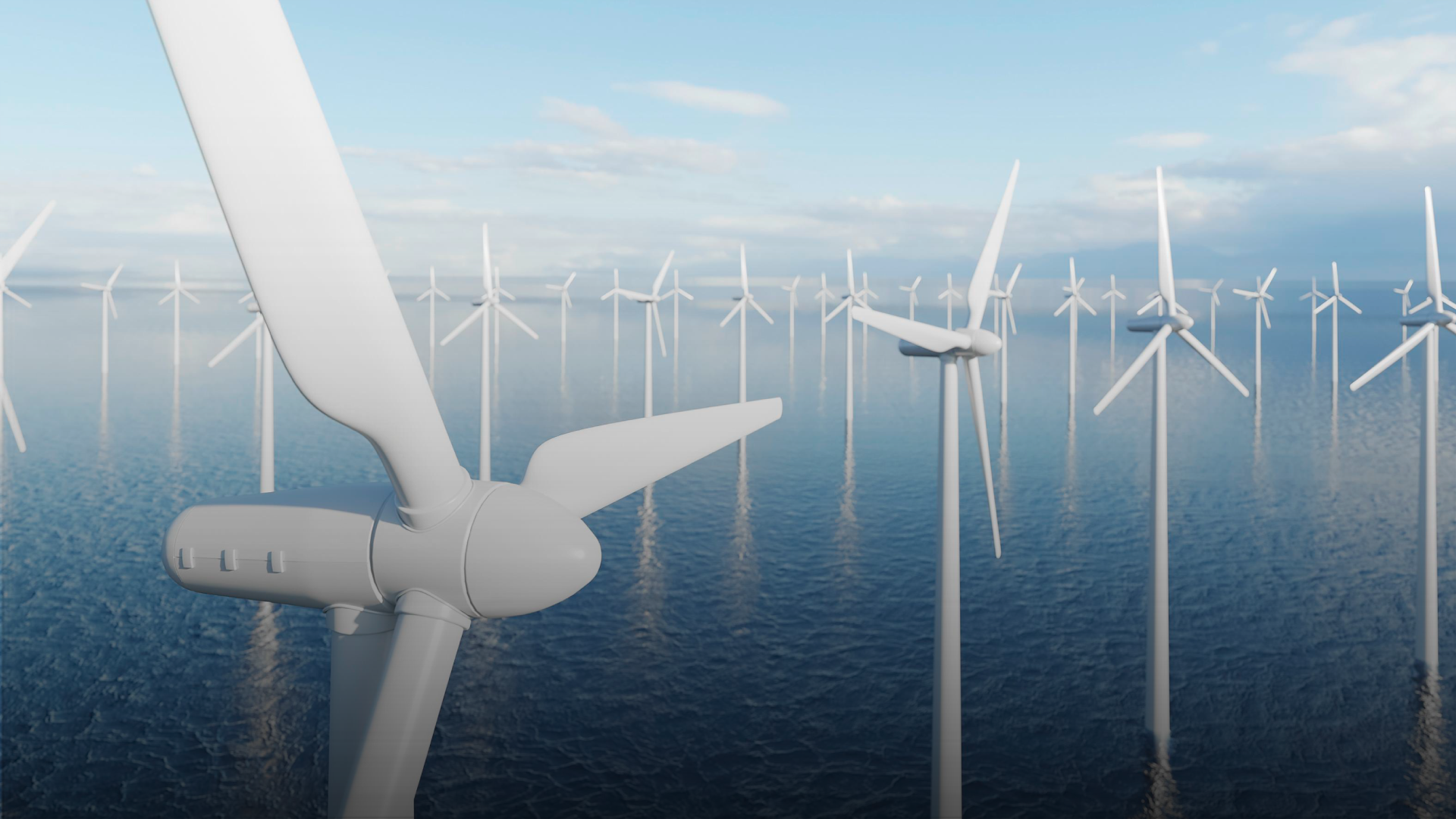 An offshore wind farm, used for representing the Gode wind farm.