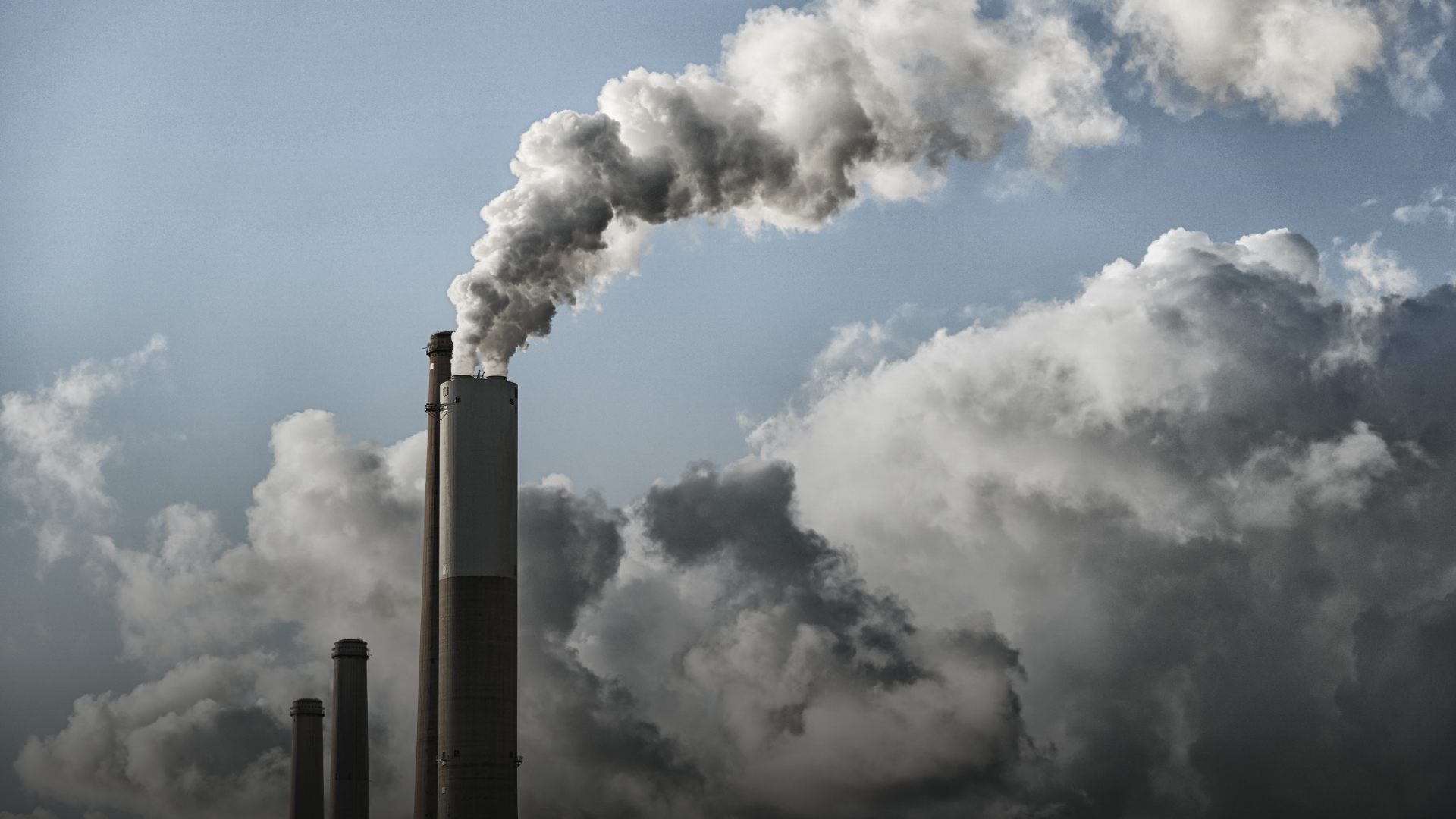 Chimney emitting smoke.